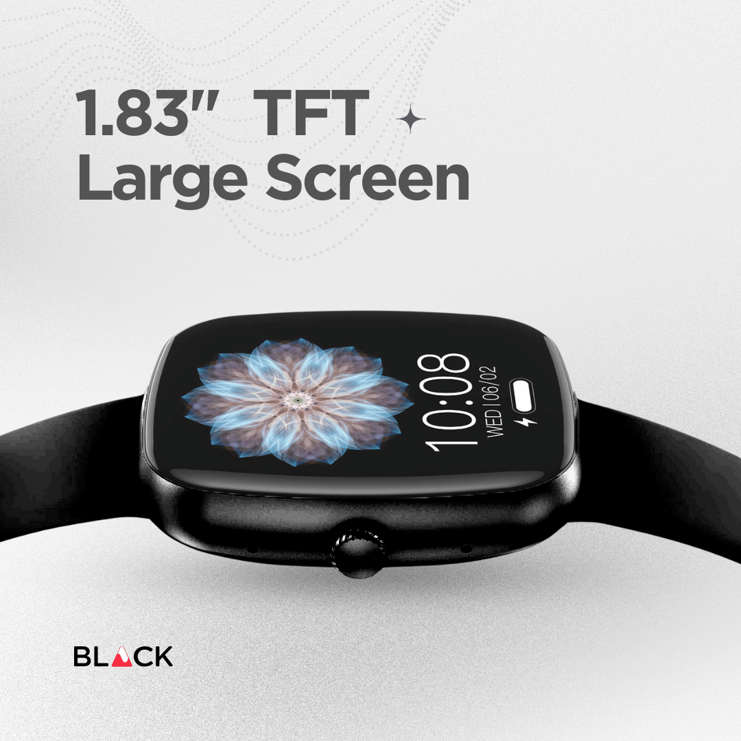 BLACK Fit 2S Health Monitor Smart Watch, upto 15 Day battery, 1.83in screen, 1Yr Warranty BLACK Fit 2S Health Monitor Smart Watch, upto 15 Day battery, 1.83in screen, 1Yr Warranty